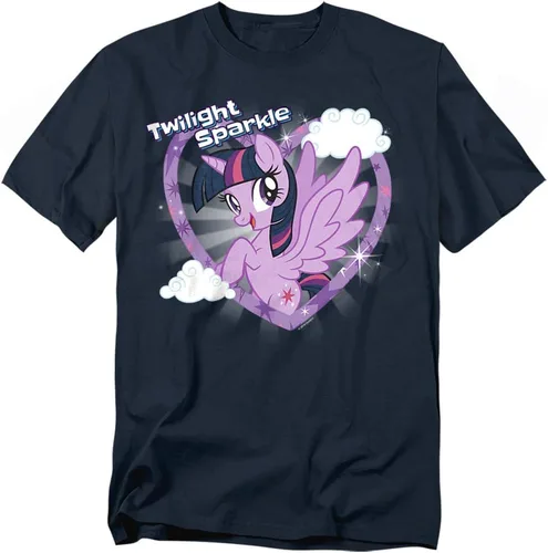 Vista 7 de Popfunk Camiseta y calcomanías clásicas de My Little Pony: Friendship is Magic Twilight Sparkle A. Púrpura