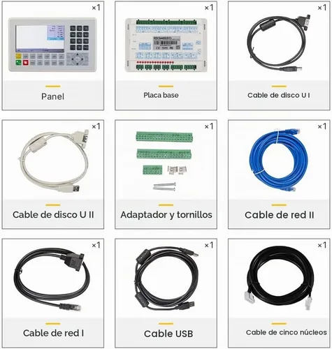 Vista 6 de Cloudray Ruida RDC6445S Controlador láser de CO2 para grabador láser y máquina de corte RDC DSP 6445S 6445G