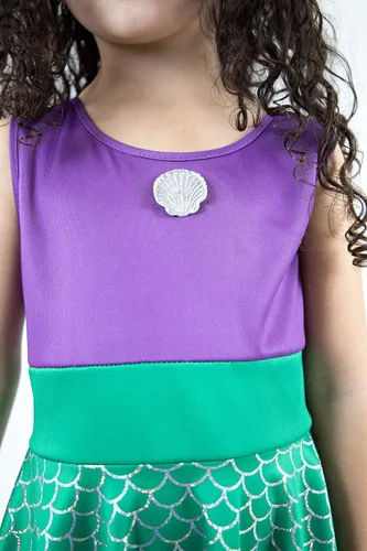 Vista 6 de Little Adventures Vestido de princesa sirena