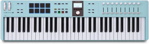 Vista 8 de Arturia KeyLab Essential mk3 Controlador de teclado de 49 teclas - Aguamarina