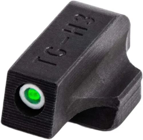 Vista 2 de TRUGLO Tritium Mira de Pistola Delantera y Trasera de Alta Visibilidad y Miras Nocturnas con Puntos Blancos y Puntos Verdes Brillantes de Tritio