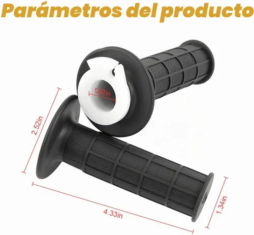 Vista 2 de Cable de empuñadura del acelerador, cable del acelerador del mango del asiento de combustible de 47 pulgadas, abrazadera de la carcasa