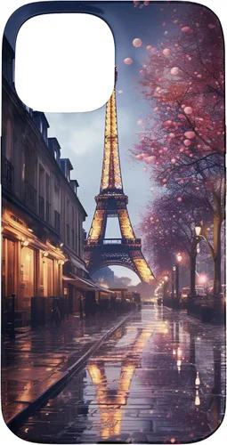 Vista 6 de iPhone 11 Escénica Torre Eiffel París Francia por la noche Bokeh Majestic Case