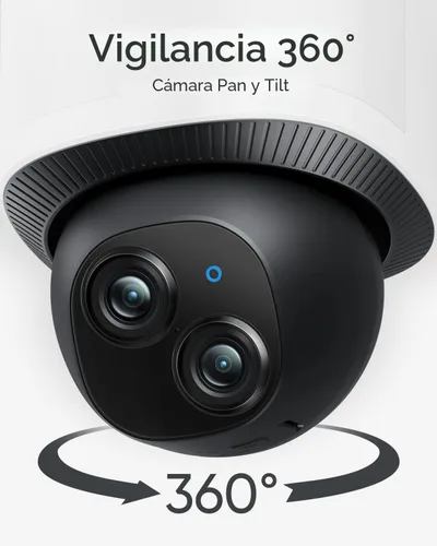 Vista 3 de eufy Security Floodlight - Cámara con cable E340 2pack+Homebase3, cámara de seguridad al aire libre, panorámica e inclinación de 355°, grabación