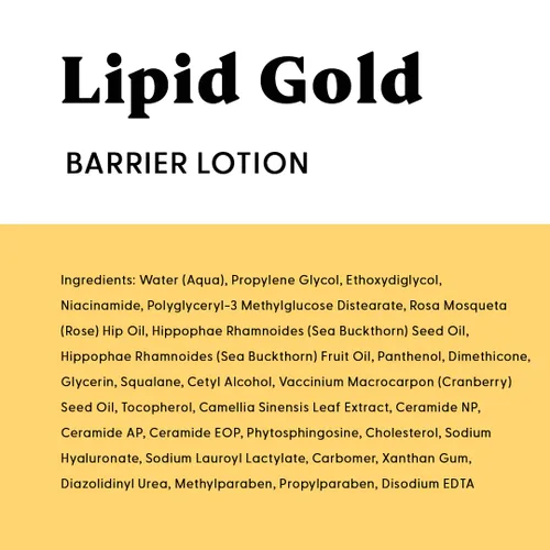 Vista 7 de Stratia Lipid Gold Crema hidratante de ceramida fortalecedora de la piel con niacinamida, hidrata y calma todo tipo de piel, 1.7 onzas líquidas