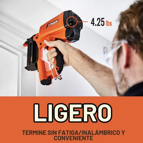 Vista 3 de Paslode 918100 clavadora inalámbrica de calibre 18, no necesita compresor