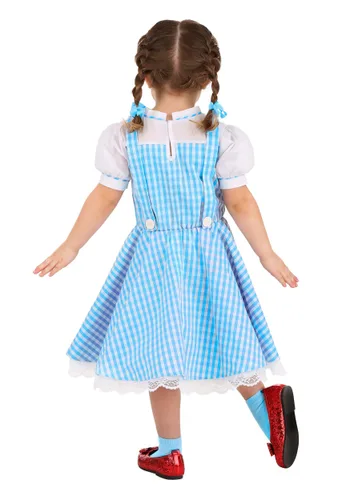 Vista 2 de Disfraz Azul de Dorothy del Mago de Oz para Niños Pequeños Multicolor