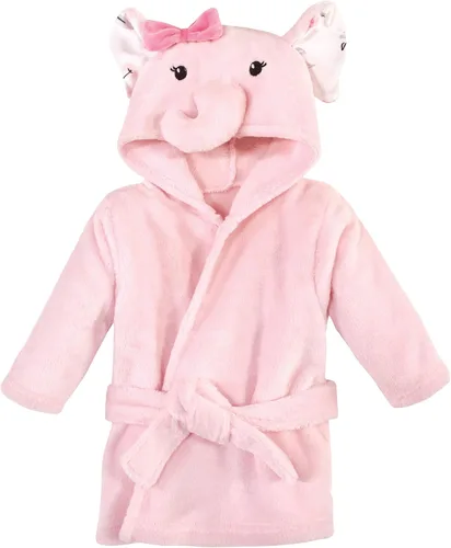 Vista 3 de Hudson Baby - Bata de baño unisex de peluche con cara de animal para bebé Azteca