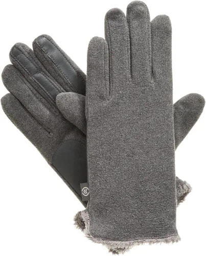 Vista 3 de isotoner Guantes de vellón elásticos para mujer con forro microluxe y tecnología Smart Touch