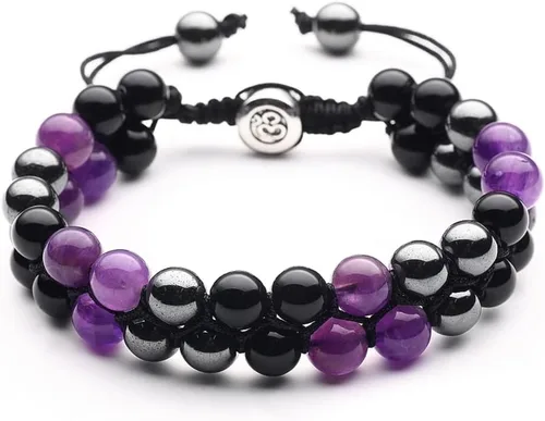Vista 37 de Triple Protection Bracelet - for Protect & Balance - Energy Crystal Handmade Bracelets for Men Women