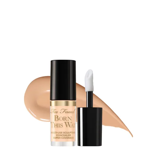 Vista 53 de Too Faced Born This Way Super Coverage Multi-Use Concealer Full-Coverage Hydrating Concealer for Dark Circles & Blemishes with Natural Finish