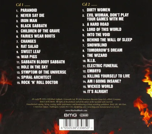 Vista 2 de Black Sabbath The Ultimate Collection - With Card Wallet Insert