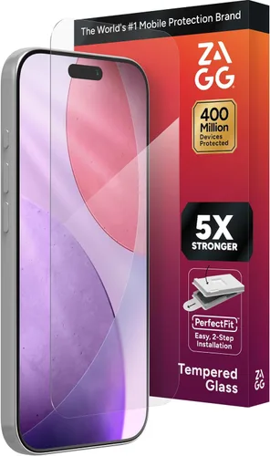 Vista 58 de ZAGG Glass Elite Protector de Pantalla para iPhone SE (3ª/2ª Gen), 8, 7, 6s, 6 – Máxima Protección contra Impactos y Arañazos, Vidrio