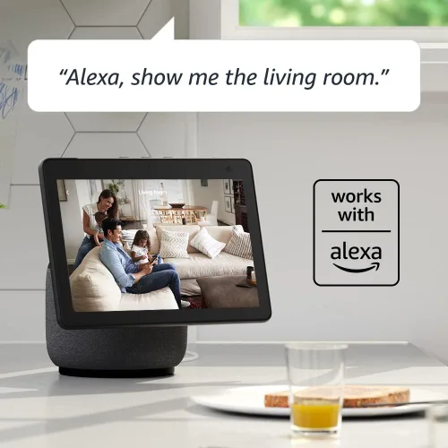 Vista 5 de Blink Mini - Cámara de seguridad inteligente compacta, conectable, para interiores, con video de alta definición 1080 y detección de movimiento