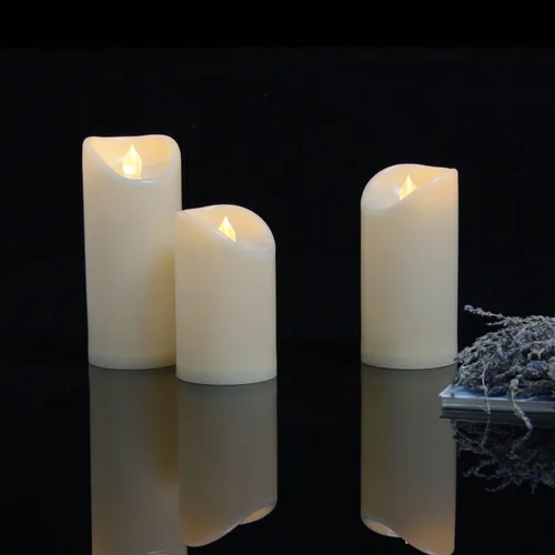 Vista 4 de iZAN 1 vela LED sin llama a pilas con temporizador para exteriores, impermeable, parpadeante, luz decorativa para Halloween, Acción de Gracias