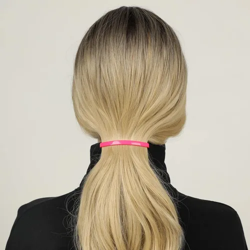 Vista 5 de Juego de pinzas para el cabello, accesorios de estilo cúpula de plástico mediano, abrazaderas decorativas para medio recogido y cola de caballo