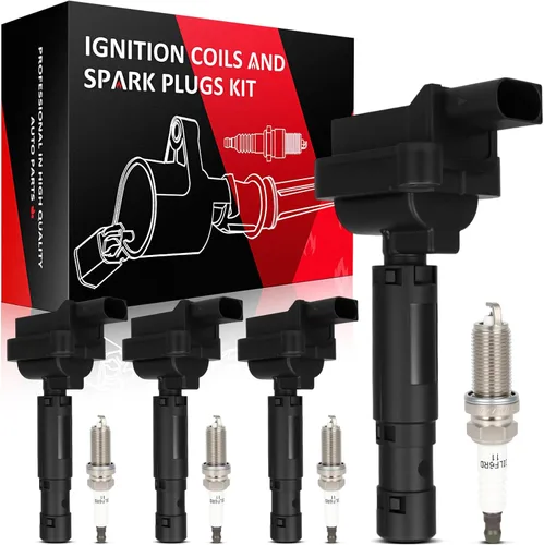 Vista 32 de SCITOO Paquete de bobinas de encendido para Pontiac Montana 3.4L 1999-2005 para Grand Prix 3.8L 1997-2008 para Oldsmobile Alero 3.4L 1999-2004