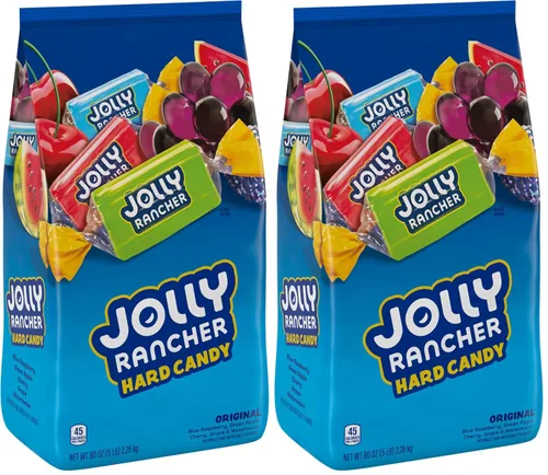 Vista 7 de JOLLY RANCHER Caramelos duros con sabor a frutas surtidos, bolsa a granel, 5 libras