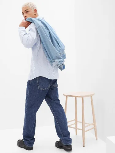 Vista 2 de GAP Jeans de mezclilla rectos originales para hombre