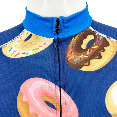 Vista 5 de PEAK 1 SPORTS Donut - Camiseta de ciclismo para hombre, de manga corta, para ciclismo y conducción en carretera