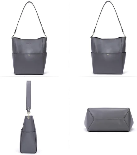 Vista 6 de BOSTANTEN Billeteras de cuero para mujer, paquete RFID, bolsos de cuero para mujer