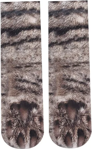 Vista 4 de Calcetines de pata de animales, calcetines divertidos para mujer, calcetines divertidos para hombres, regalos de broma para adultos