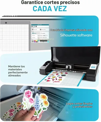 Vista 5 de Silhouette CAMEO - Alfombrilla de corte para álbumes de recortes, color negro