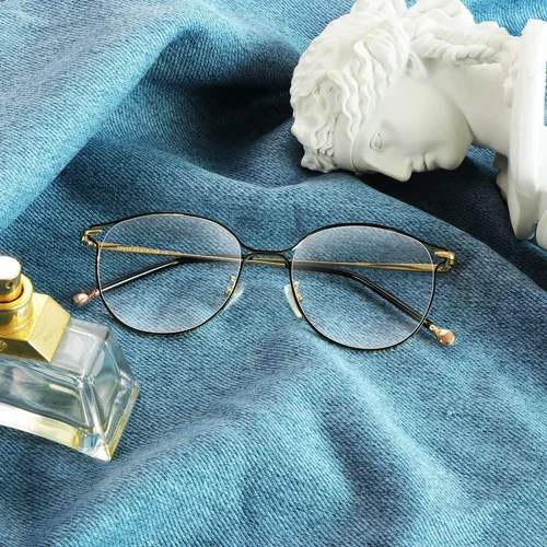 Vista 6 de VisionGlobal Lentes de bloqueo de luz azul para mujer, antifatiga ocular, lectura en computadora, elegante marco ovalado