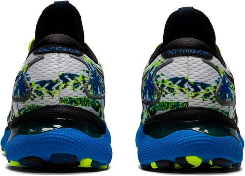 Vista 5 de ASICS Gel-Nimbus 24 - Tenis de correr para hombre, BlancoNegro