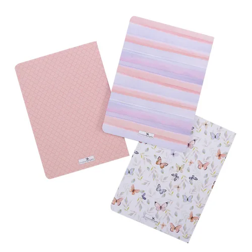 Vista 5 de Christian Art Gifts - Juego de cuadernos que inspiran para clases/estudio/notas de sermón, diario, lista personal de tareas, Grande: mariposa