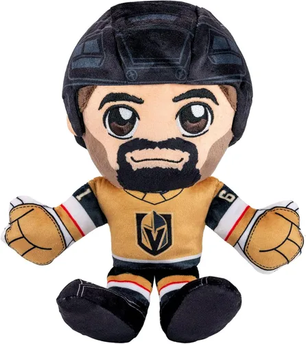 Vista 17 de Bleacher Creatures Calgary Flames Jonathan Huberdeau - Peluche sentado de 8 pulgadas de la NHL Kuricha - Superestrella de la NHL inspirada en Chibi