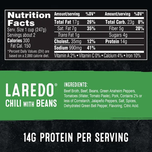 Vista 2 de STAGG Laredo Chili Con Frijoles, 15 Oz