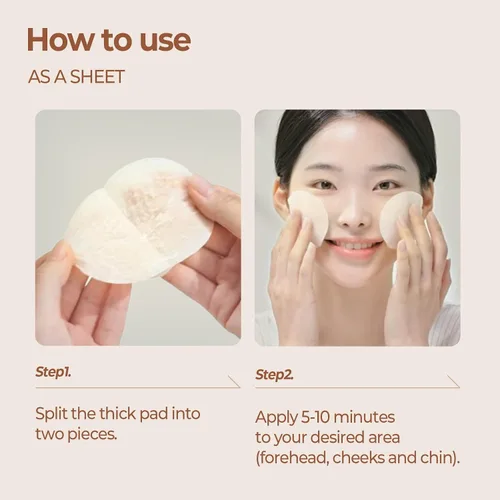 Vista 9 de SKINFOOD Almohadillas Tónicas con Péptidos de Bellota para Poros, Tónico Facial Coreano para el Cuidado de la Piel, Minimización de Poros