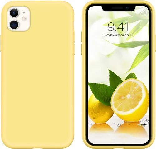 Vista 107 de GUAGUA Funda compatible con iPhone 17 Pro Max de 6.9 pulgadas, silicona líquida, goma de gel suave, delgada, forro de microfibra delgada