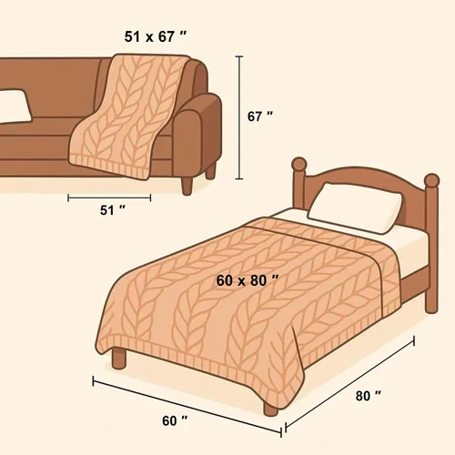 Vista 6 de NTBAY Manta de punto trenzado de 100 % algodón puro, súper suave y cálida de 51 x 67 pulgadas, para sofá, silla, cama, extra acogedora, lavable a