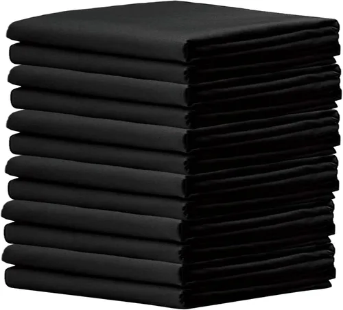 Vista 22 de Fundas de almohada (6, negro-1, estándar)