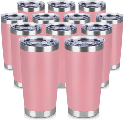 Vista 8 de Vaso Térmico de 20 oz de Acero Inoxidable Vasos Térmicos a Granel con Tapa Aislamiento de Doble Pared Tazas de Café Térmicas para Bebidas Calientes