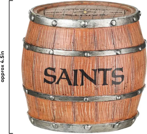 Vista 18 de FOCO NFL Team Logo 5-Pack Barrel Beverage Drink Coaster Set
