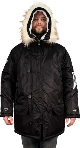 Vista 4 de Freeze Defense Chaqueta de invierno para hombre Snorkel Parka