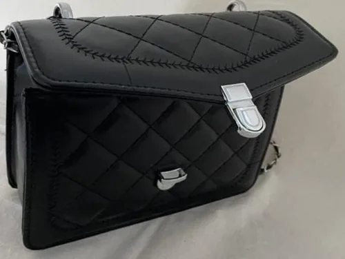 Vista 6 de Bolso de mano para mujer, bolso de hombro, bolso de moda, color negro, Negro, S
