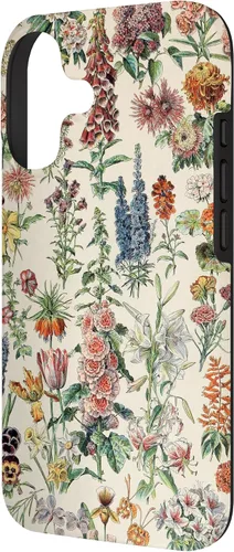 Vista 2 de Cute Flowers Vintage Botanical Flower Illustration Case for iPhone 17