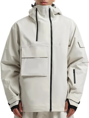 Vista 7 de GSOU SNOW Men's Snowboarding Jacket Loose Ski Snow Coat Waterproof Insulated Unisex Winter Jacket