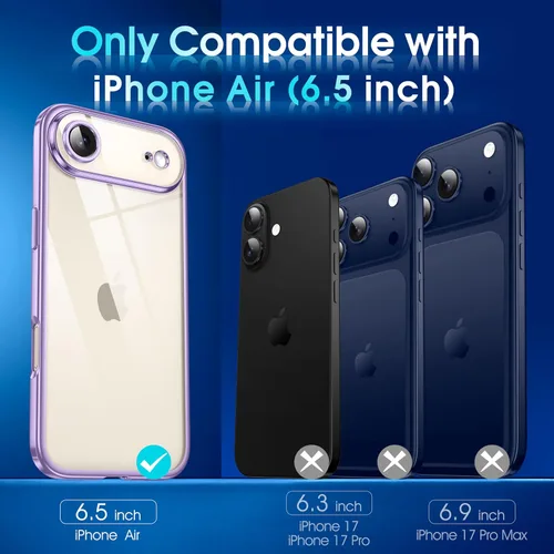 Vista 844 de Supdeal Funda cristalina transparente para iPhone 11, [No se amarillea] [Protección de la cámara] [Probado contra caídas de grado militar] Funda