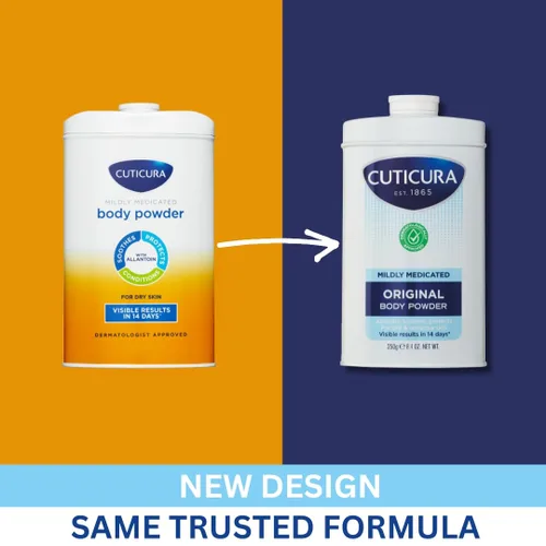 Vista 2 de Cuticura Talco ligeramente medicado 8.82 oz por Cuticura