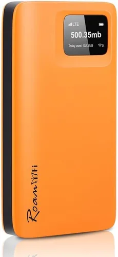 Vista 8 de RoamWiFi 4G LTE - Enrutador de punto de acceso móvil en todo el mundo, punto de acceso portátil de alta velocidad con datos de 1 GB de EE. UU., 30