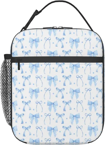 Vista 28 de Miaoquhe Lonchera de béisbol para hombres, bolsa de béisbol con bandera estadounidense para mujeres, bolsa de almuerzo para niños, bolsa de almuerzo