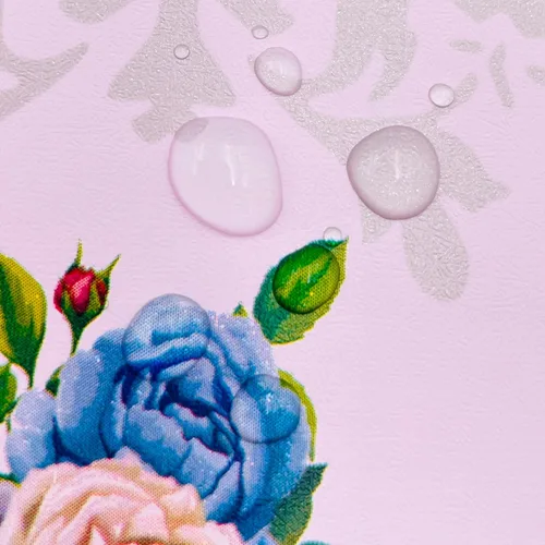 Vista 8 de Yifel Y - Revestimiento de estantes y cajones vintage con diseño floral, impermeable, para refrescar la pared, caja de almacenamiento de fotos, 17.7