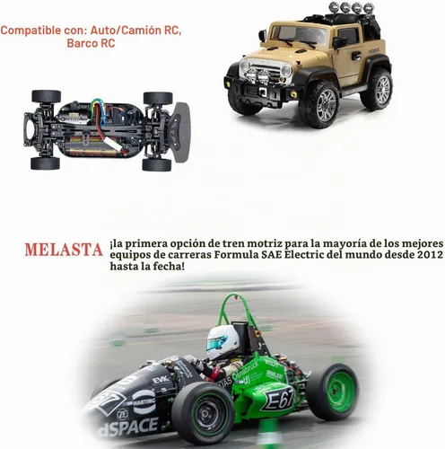 Vista 5 de melasta Batería NiMH de 8.4V 4200mAh 7-Cell Hump para Coches RC - Enchufe