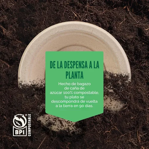 Vista 6 de Stack Man Cuencos de Papel, Cuencos de Sopa Desechables 100% Compostables [Paquete de 125] 12 oz. Resistentes, Ecológicos, Biodegradables de Bagazo