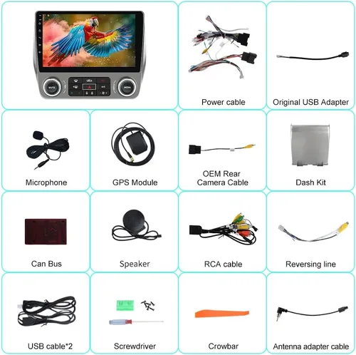 Vista 9 de Radio de coche para Chevrolet Camaro 2010-2015 Android 15 con pantalla táctil de 9 pulgadas 2GB+64GB Carplay, Android Auto, navegación en línea